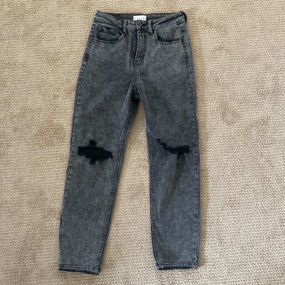 Cello high waisted straight leg jeans size 3 or 26
